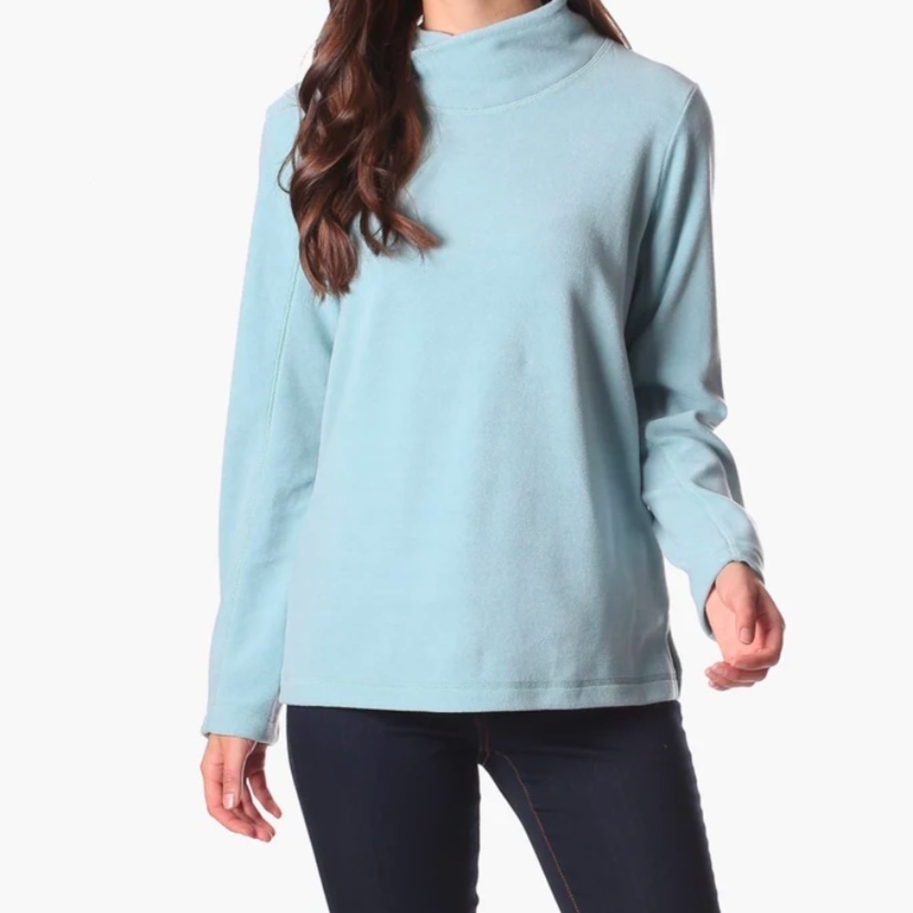 Duffield Lane Girls Naomi Fleece Pullover in Ether Size 14 NEW